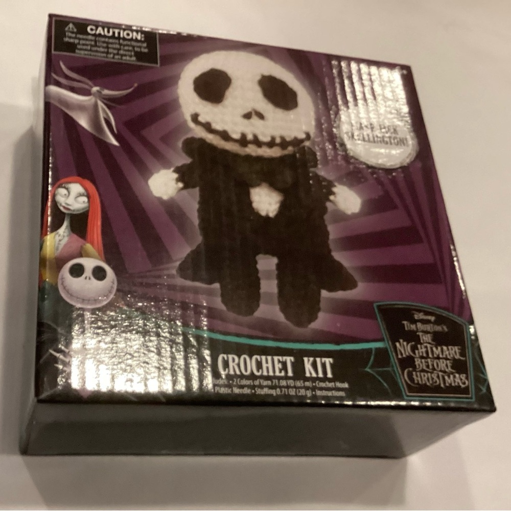 Disney Tim Burton's The Nightmare Before Christmas Crochet Kit, Jack Skellington